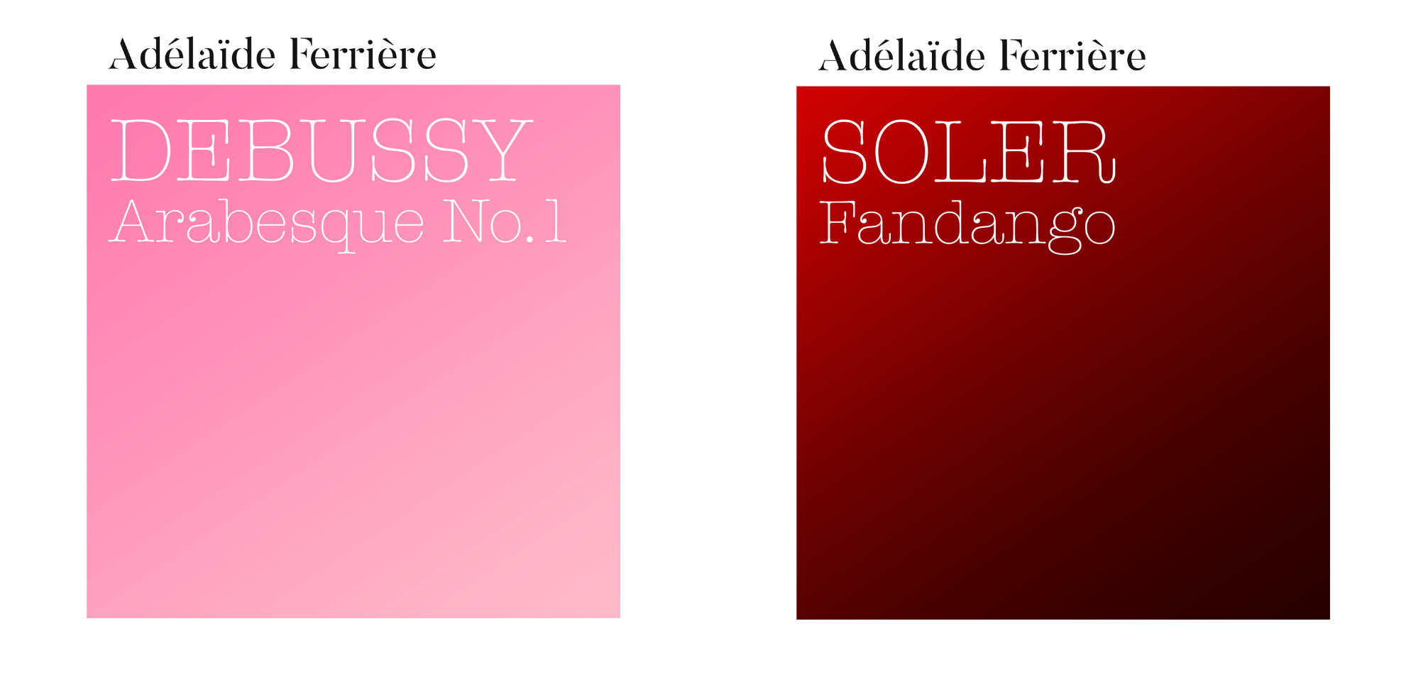 Adélaîde Ferrière - DEBUSSY « Arabesque N°1 » & SOLER « Fandango » 